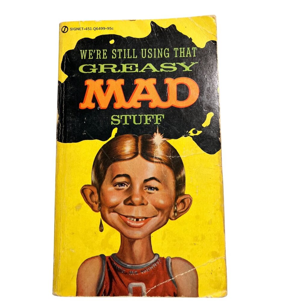 Greasy Mad Stuff Vintage Paperback Book 1959/1963 Signet Classic Humor